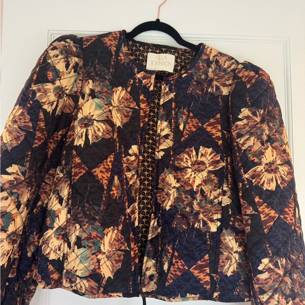 Ulla Johnson Floral Patchwork Jacket Clarisse